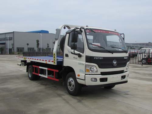 福田歐馬可BJ5089XXY-FA型一拖二平板清障車