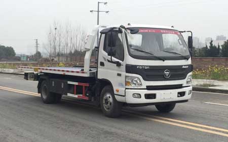 福田歐馬可奧鈴1拖2黃牌清障車專威牌HTW5080TQZPB清障車