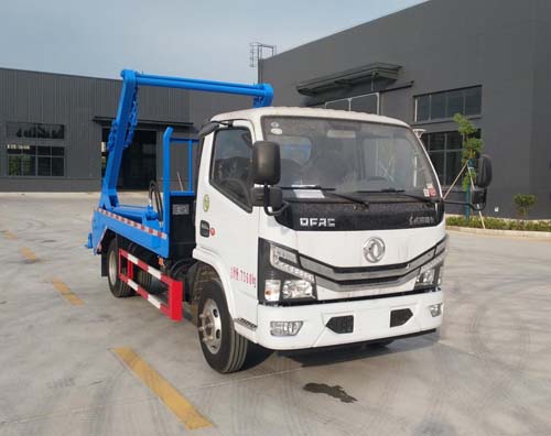 國六東風多利卡d6擺臂式垃圾車